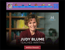 Tablet Screenshot of judyblume.com